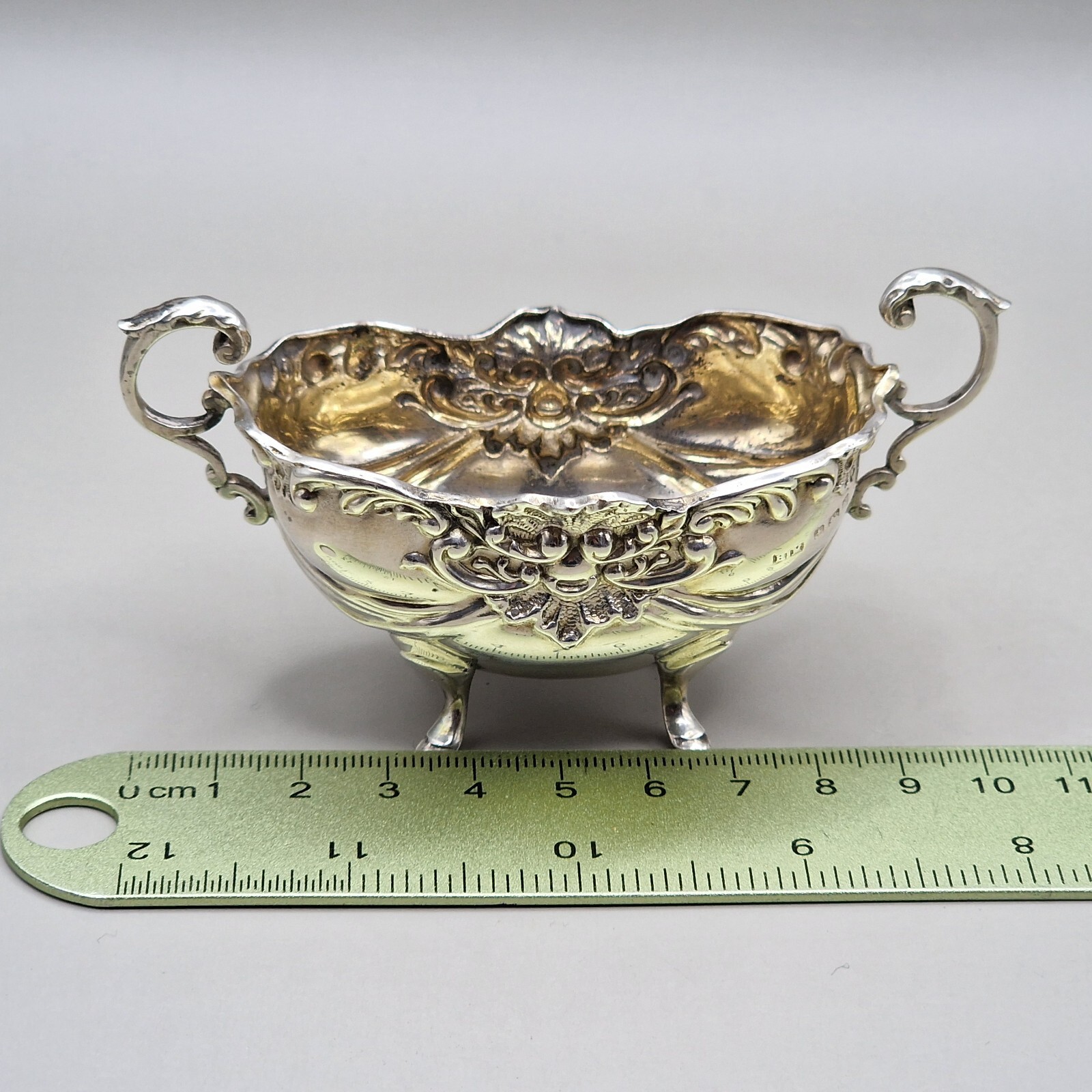 Antique Sterling Silver Salt Cellar by Henry Matthews 1906