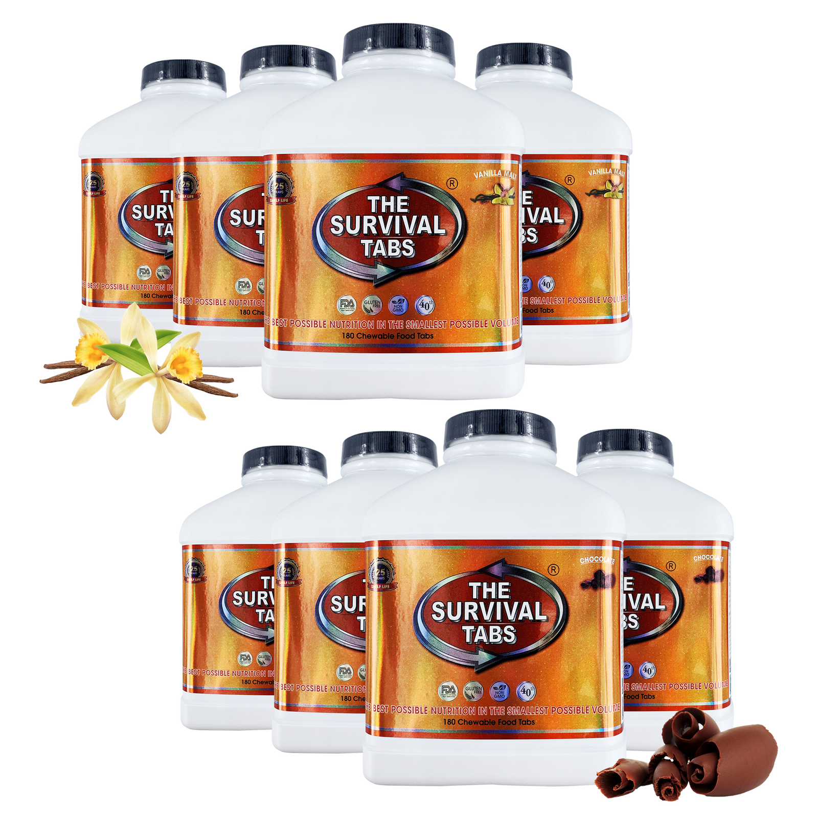 Survival Tabs Supplies Emergency Food Ration Survival Food Kit 4 Months Food