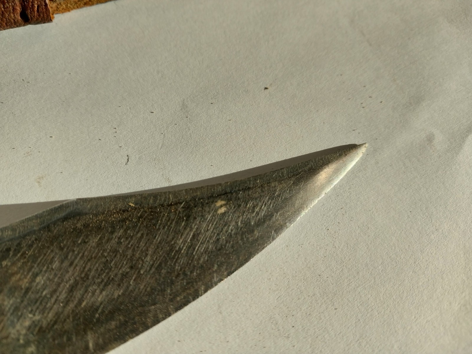 WWII Philippines Fighting Knife and sheath 1945 great shape "Bowie"