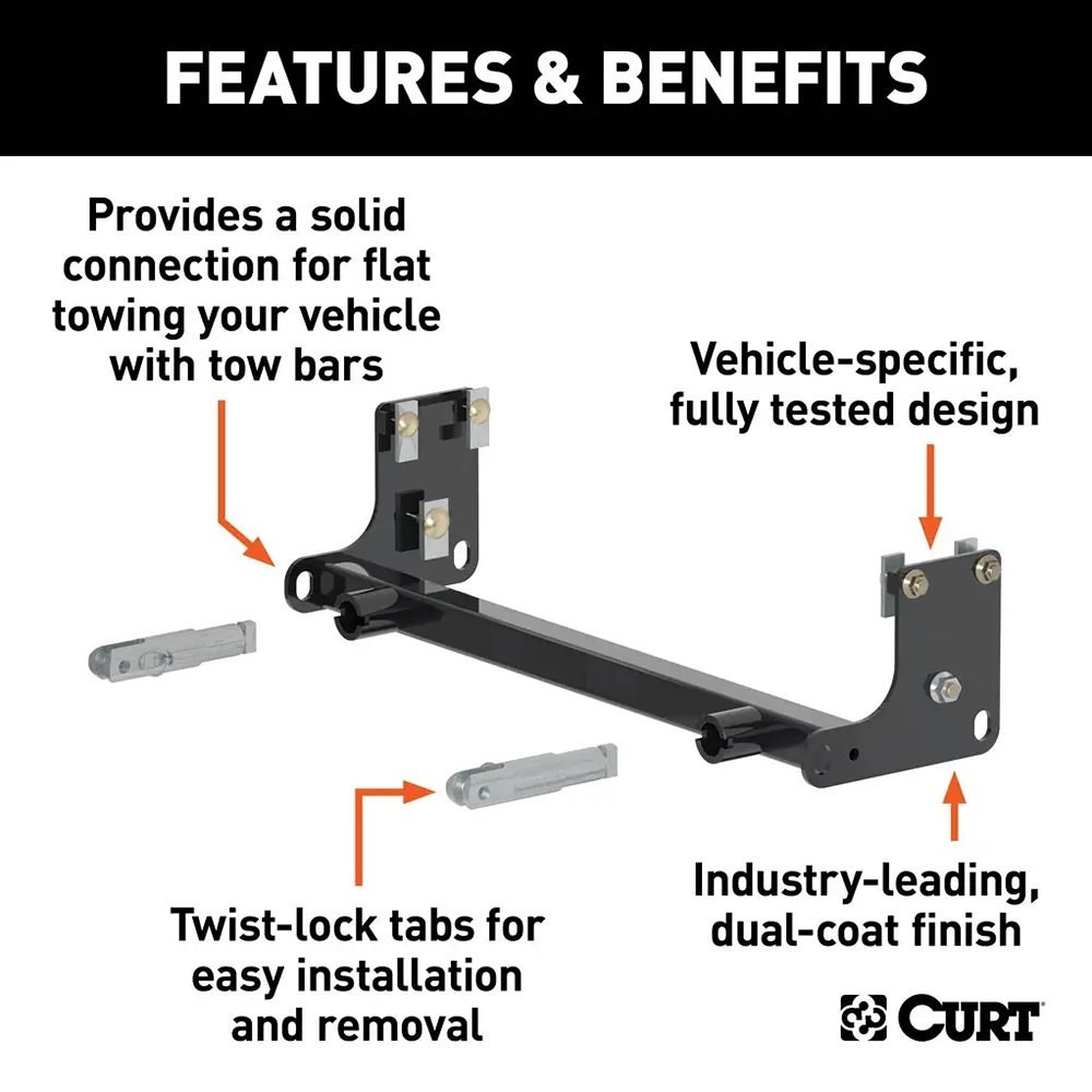 CURT 70102 Custom Tow Bar Base Plate