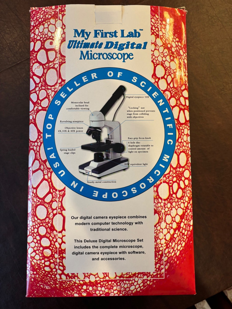 My First Lab Ultimate Digital Microscope Model MFL-85 - with Accessory Kit/Slide