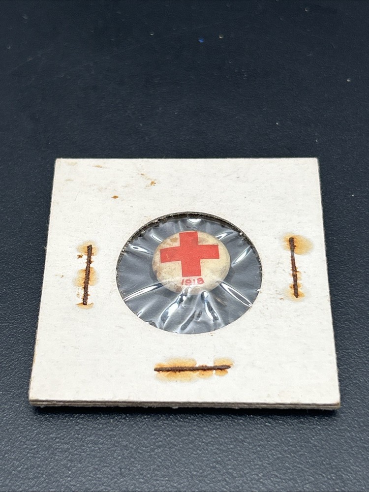 Antique 1918 Red Cross Pin