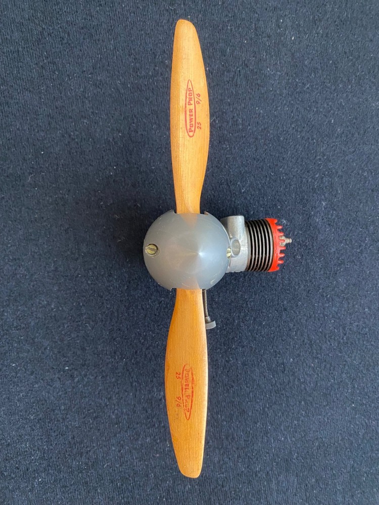 Vintage McCoy .35 "Red Head" Control Line Engine w/Extras