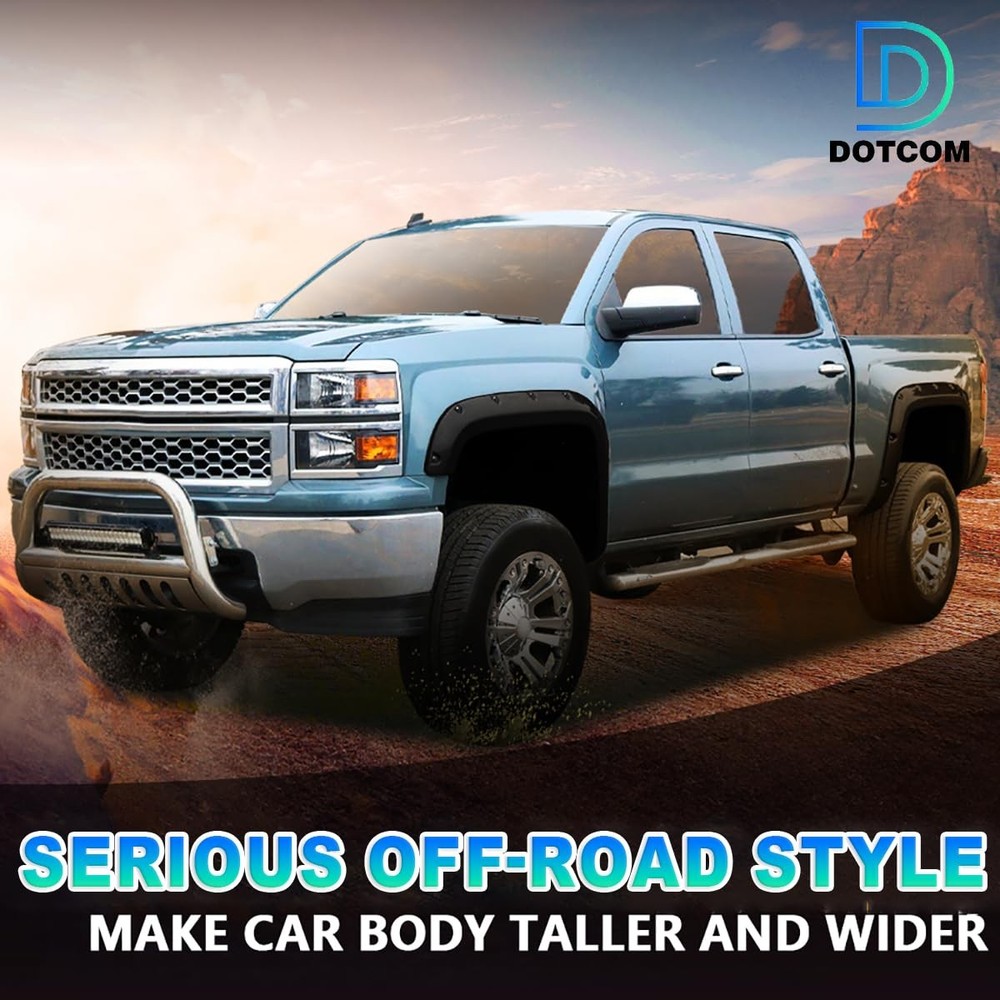 Fender Flares 4PCS for Silverado 1500 2007-2013