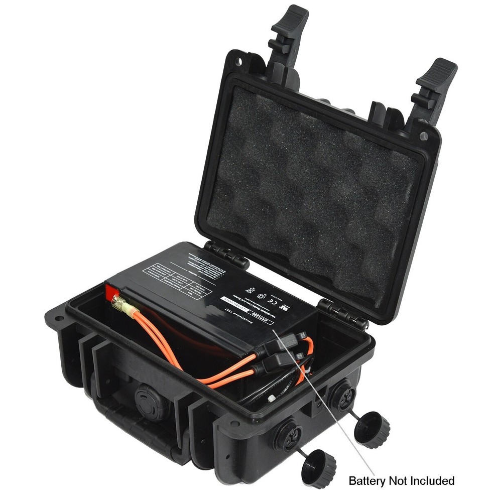 Trail Camera Waterproof battery box Enclosure with DC Power Plug Cable Voltage®