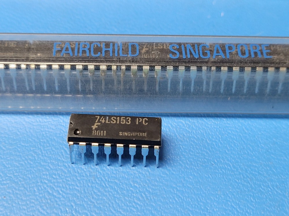 (5 PCS) 74LS153N, 74LS153PC Multiplexer, 2-Func, 4 Line Input, TTL, PDIP16