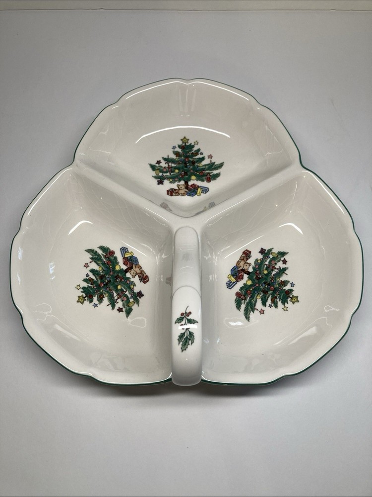 Nikko Christmastime Three-Section Tray