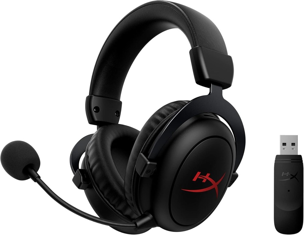 HyperX Cloud Core Wireless Legendary Comfort DTS Gaming Headset PC 53mm Black