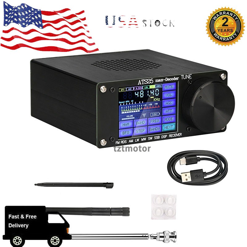ATS25max-Decoder Full Band Si4732 Radio Receiver DSP SW Official+Activation Code