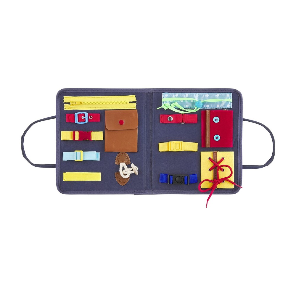 Mud Pie Blue My Busy Briefcase