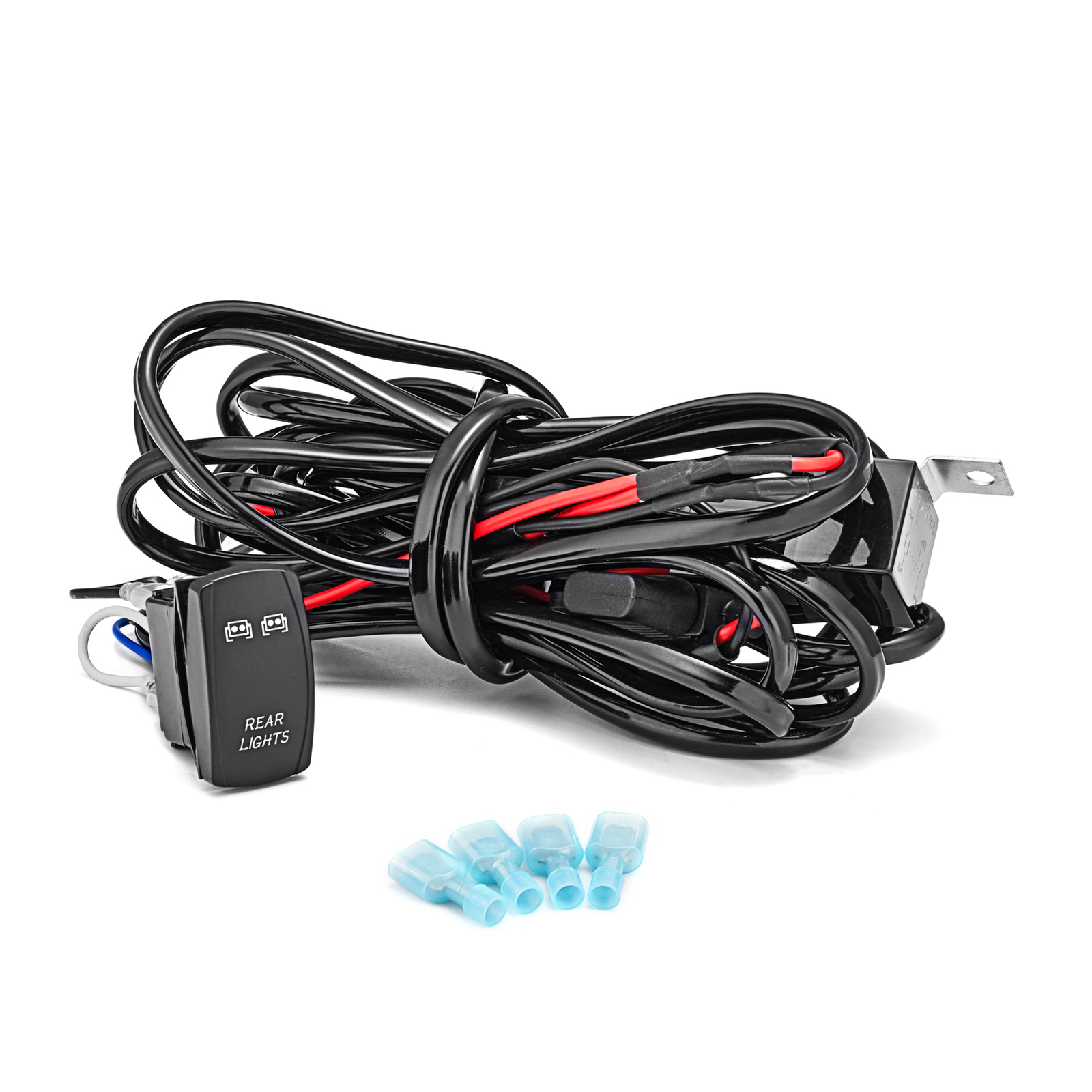 2 LEAD REAR LIGHT Rocker Switch Wiring Kit For Polaris Ranger 570 RZR 900 1000