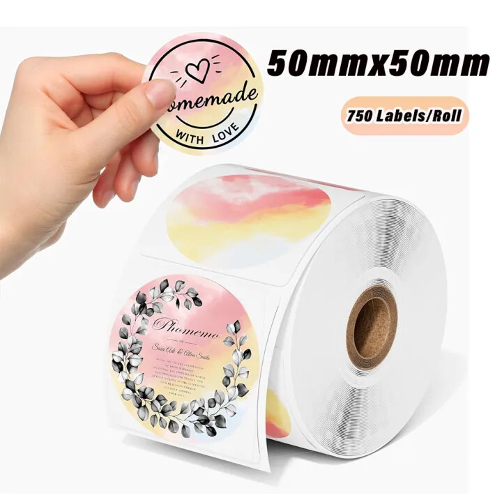 2" Direct Thermal Labels Holographic Self-Adhesive For Logo X-max Card Sticker