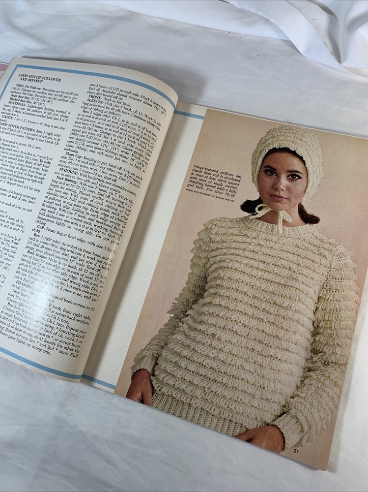 McCall's Step-by-step Crochet Lessons For Beginners Book 2 1968