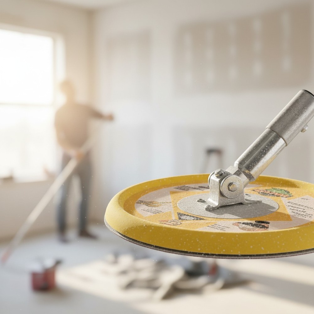 9 Inch Hook and Loop Radial Drywall Sander Head for Efficient Finishing