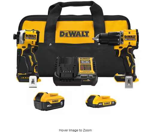 DEWALT DCK240C2 20V Impact Driver Combo Kit
