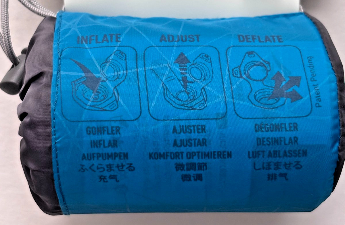 Set Of 2x Sea To Summit Aeros Inflatable Camping UL Air Pillows Reg. Aqua NEW!