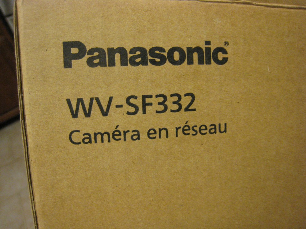 Panasonic IPRO WV-SF332 Dome Network Camera Open box