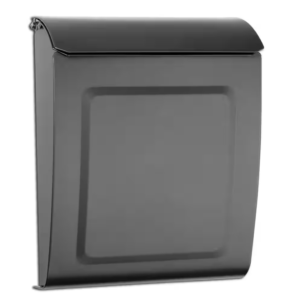 Aspen Graphite, Small, Steel, Locking, Wall Mount Mailbox