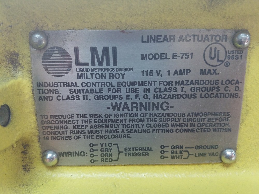 Milton Roy LMI E701-94S Metering Pump