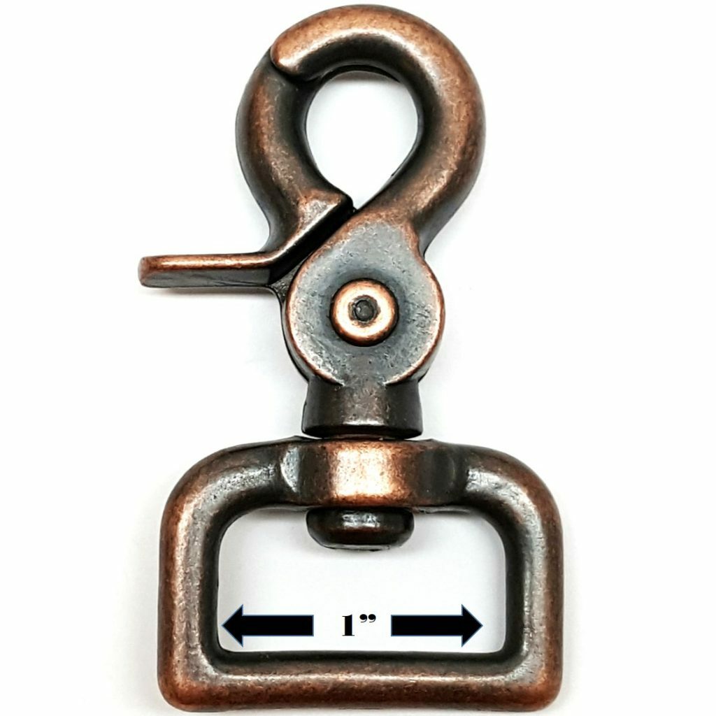 2 Pk Heavy Duty 1" Scissor Swivel Trigger Snaps in Different Finishes