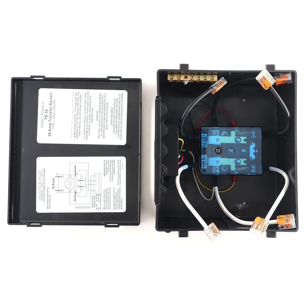 30 Amp Transfer Switch Automatic Transfer Switch for RV, Travel Trailer