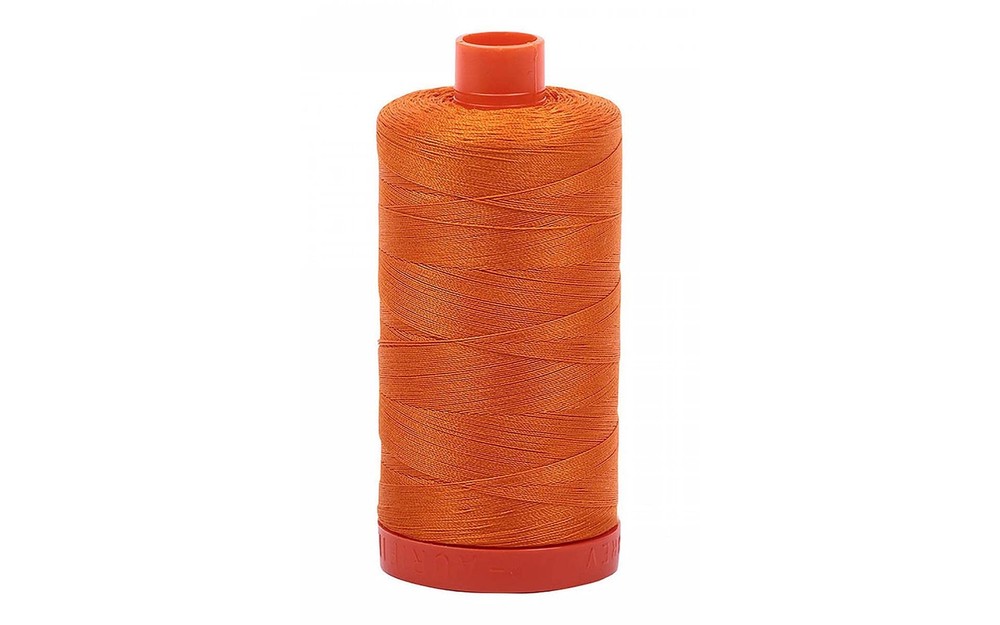 A1050-1133 Solid 50wt 1422yds Bright Orange Mako Cotton Thread