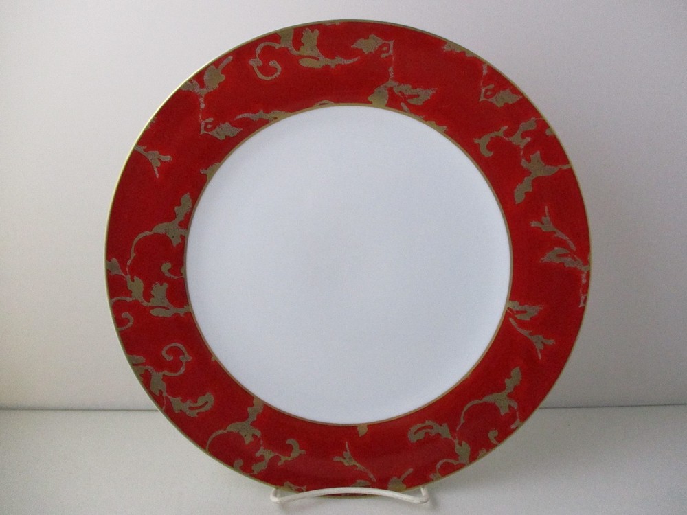 PORCEL GOLD RUBY DINNER PLATE - 10 3/4" 1302I