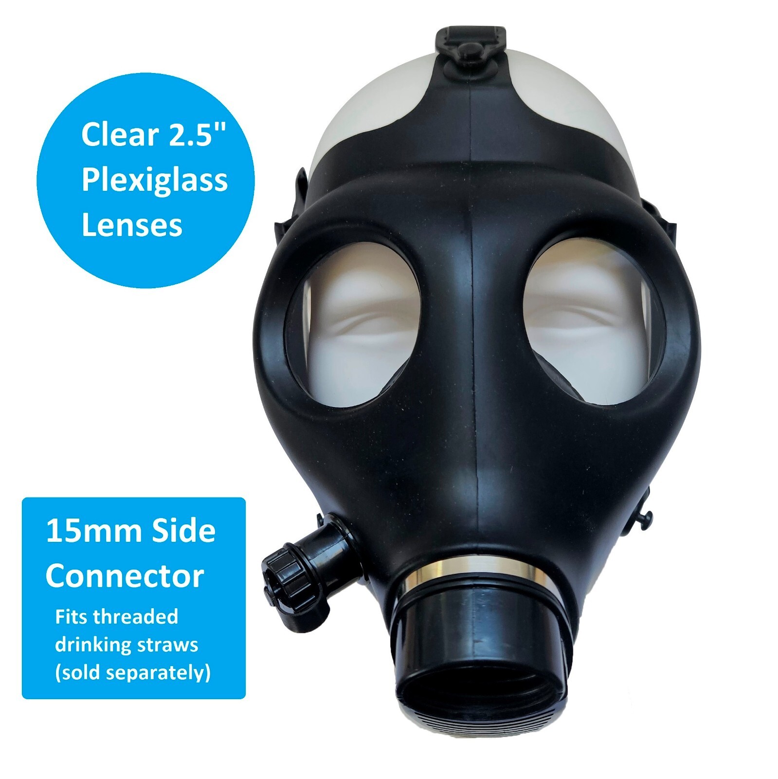 Kyng Tactical Israeli Style Respirator Gas Mask w/ Sealed 40mm Filter NEW