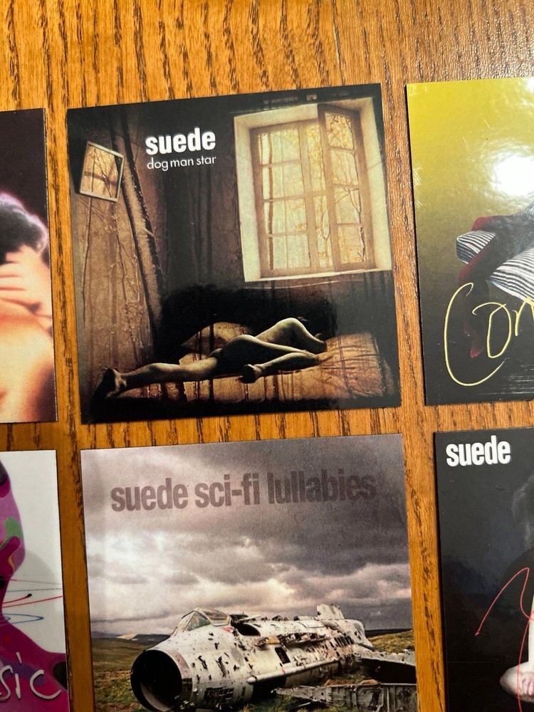 Suede fridge magnets