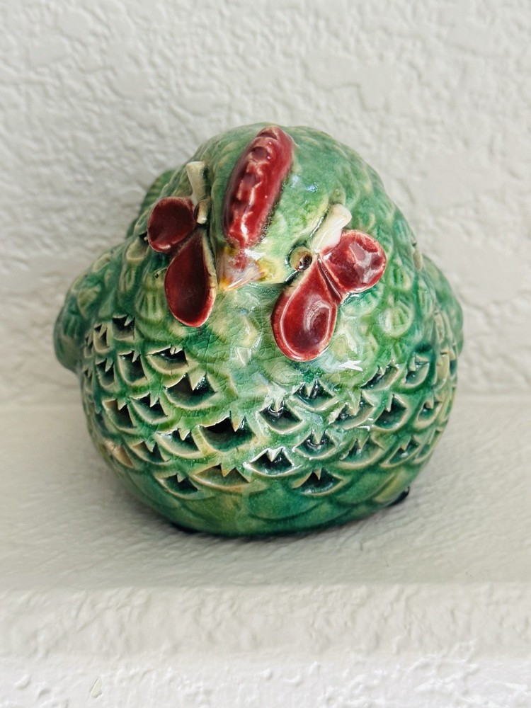 Incense Ceramic Green Chicken