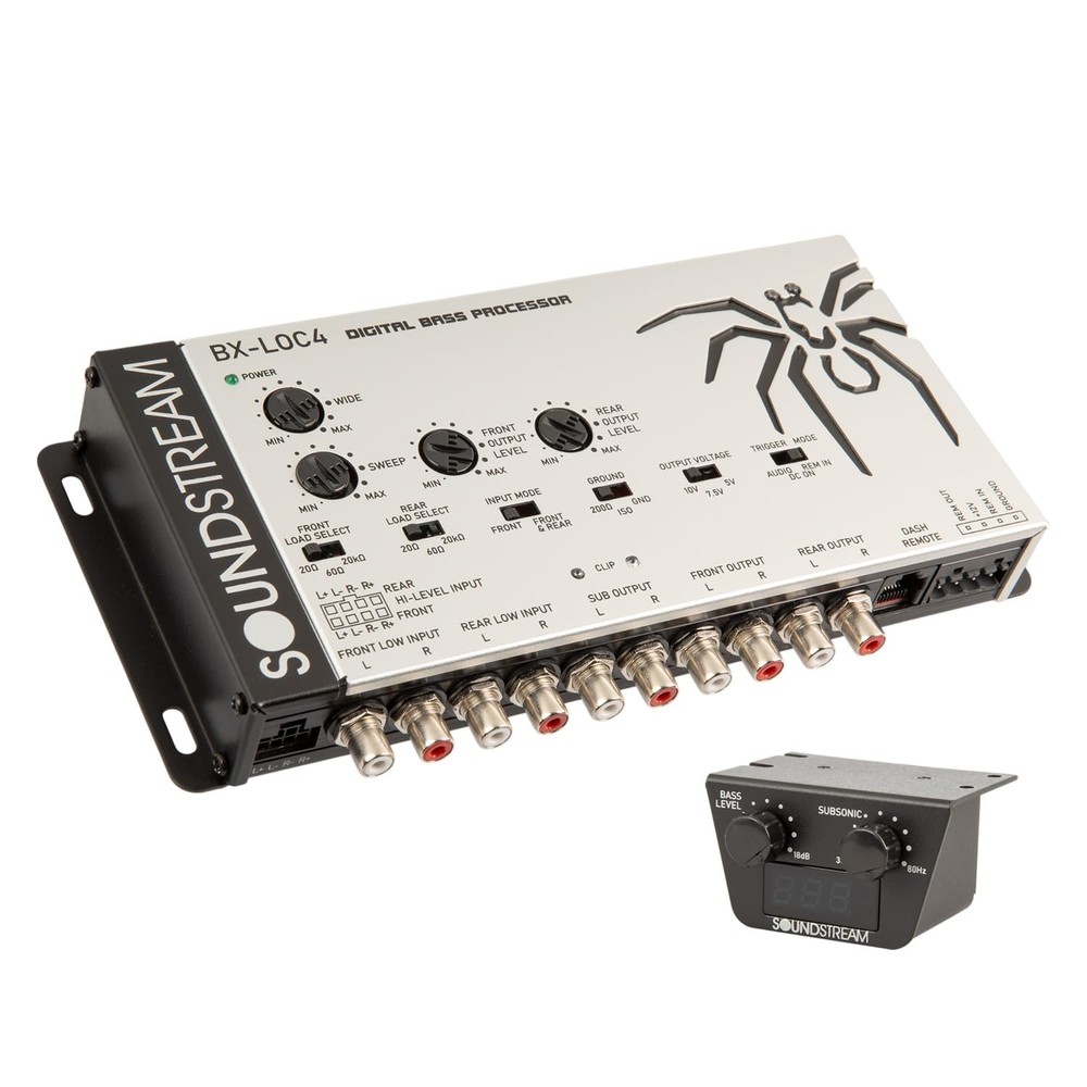 Soundstream Premium Bass Processor Line Driver BX LOC4