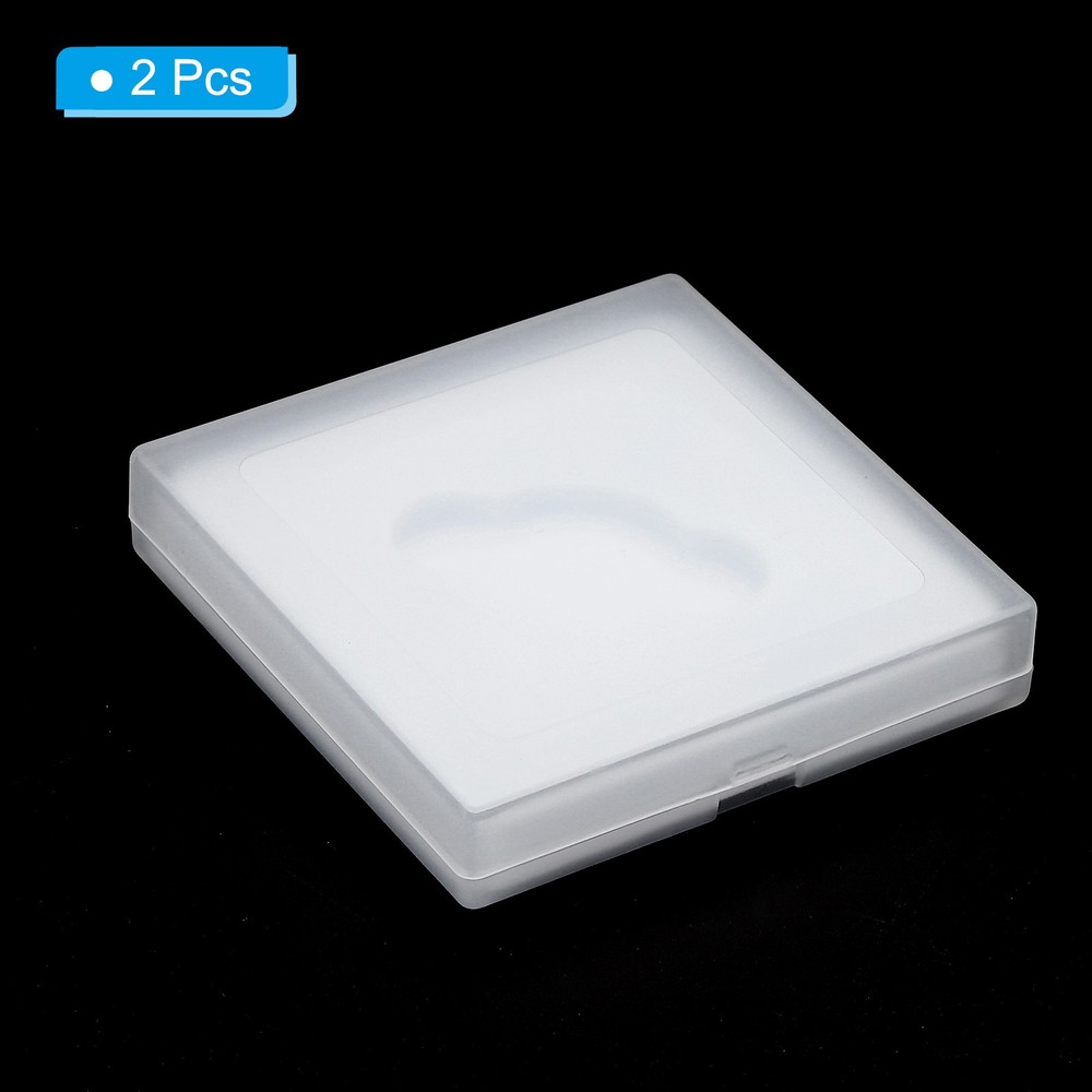 30mm Lens Filter Case,2pcs Camera Filter Case Portable Lens Filter Box Plastic