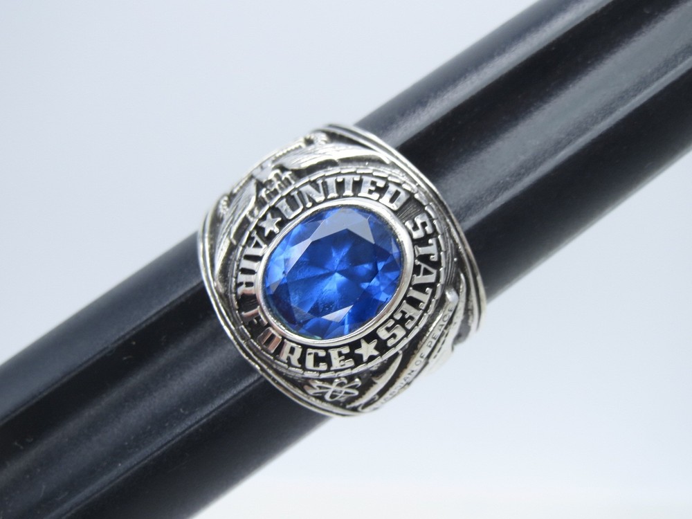 SILVER 925 , RING , USAF , US AIR FORCE RING , USAF , RING , US SIZE 10