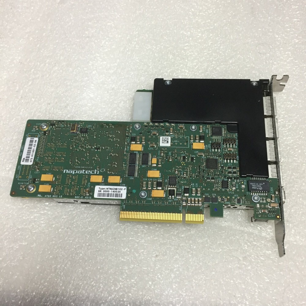 NAPATECH NTMAINB1E2-PTP NTFRONT40B2-4 PCI-e Network Accelerator FREE S/H