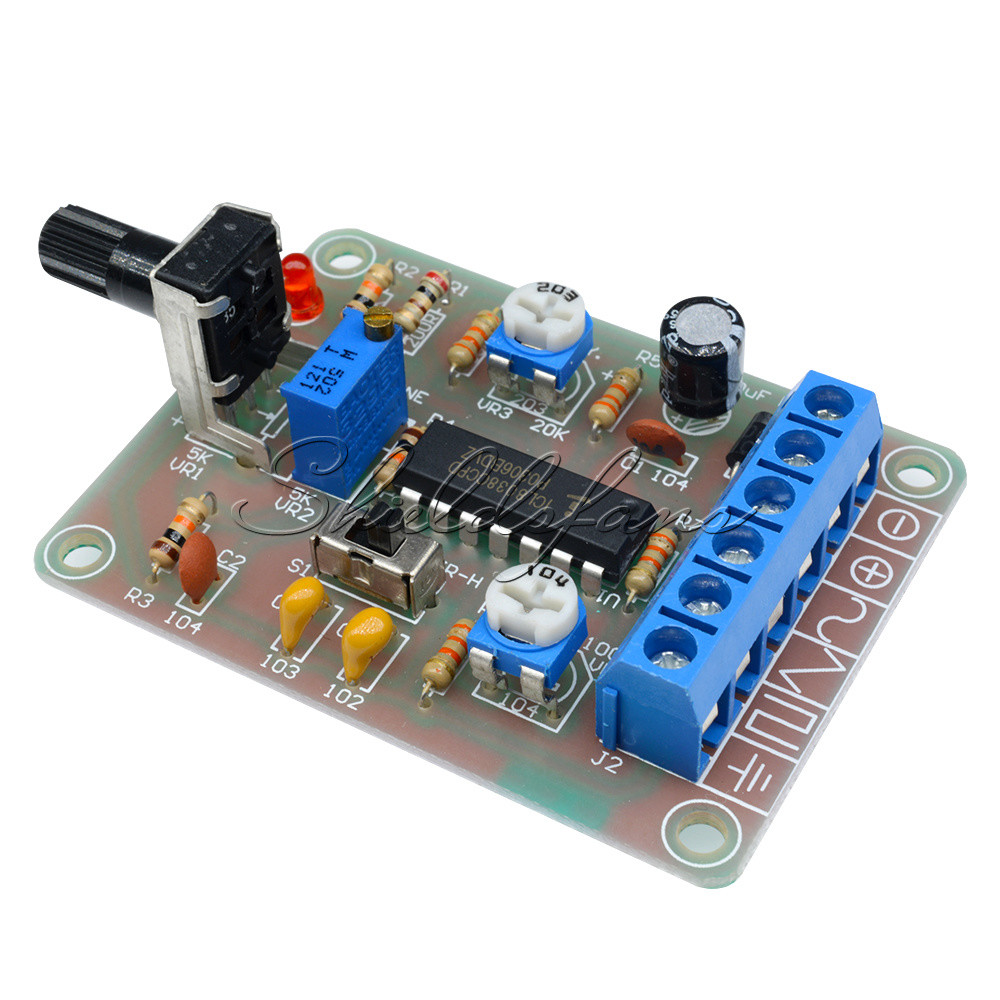 Welded ICL8038 Monolithic Function Signal Generator Module Sine Square Triangle