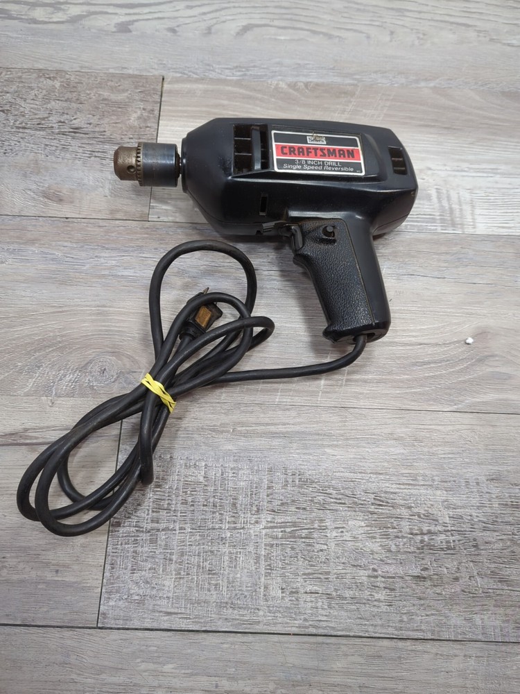 Craftsman 3/8" Variable Speed Reversible Corded Drill 315.10010 Tested