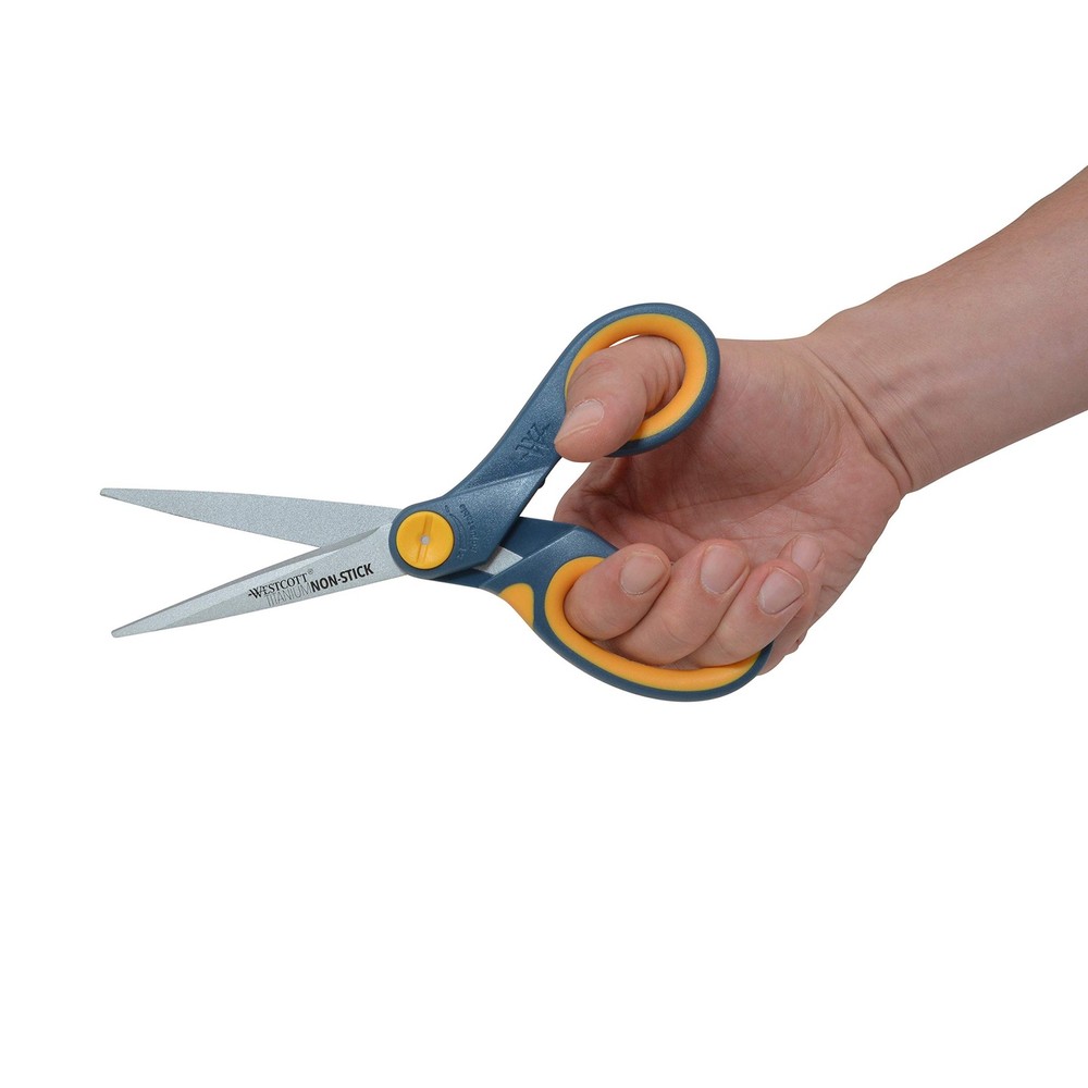 8-Inch Non-Stick Titanium Scissors For Office and Home - Glide Adjust Technol...