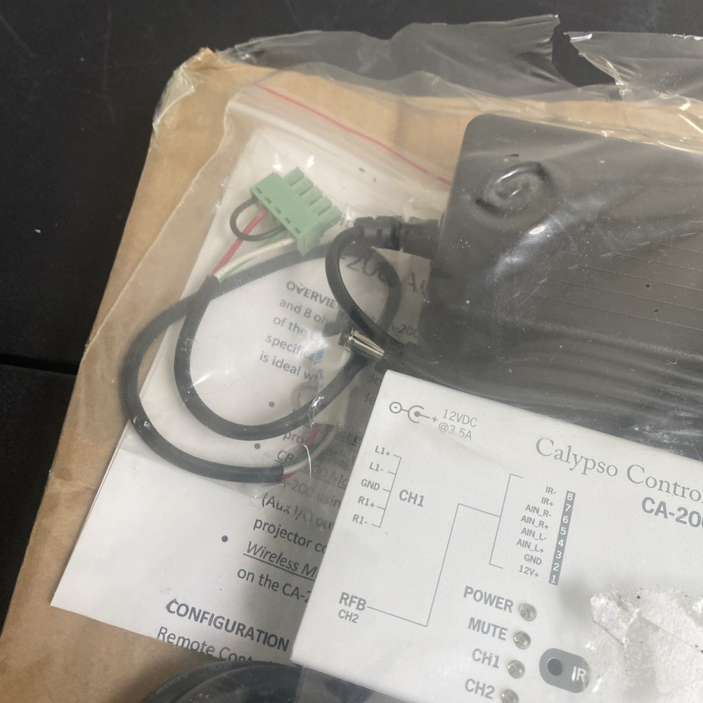 Calypso Systems Visual Sound Inc. CA-200 Classroom Audio Amplifier New