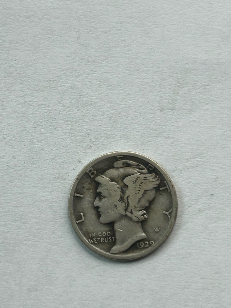 1929 Mercury Dime VG