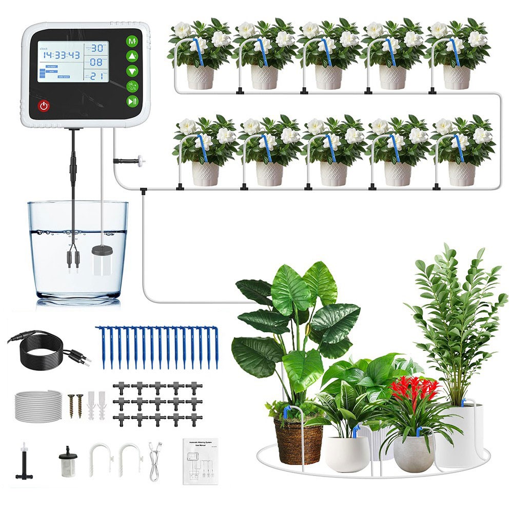Irrigation system 15m plant irrigation automatic system with timer kit