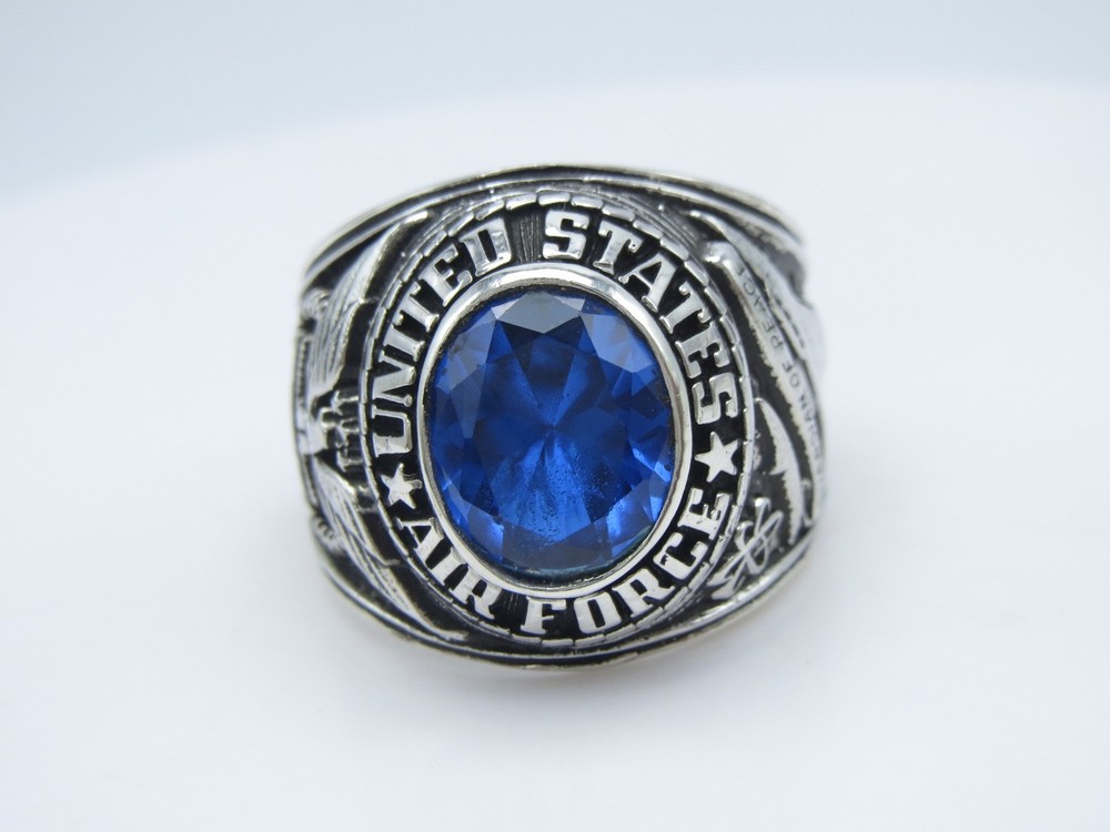 SILVER 925 , RING , USAF , US AIR FORCE RING , USAF , RING , US SIZE 10