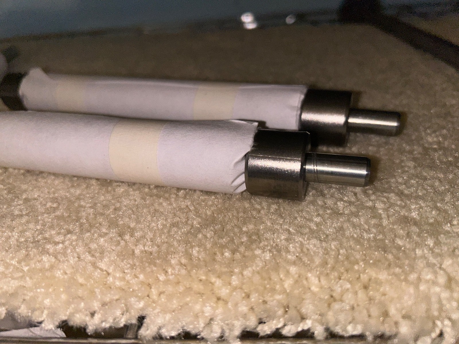 letterpress rollers set 2 6x9 chase Curtis & Mitchell Columbian #2 no press