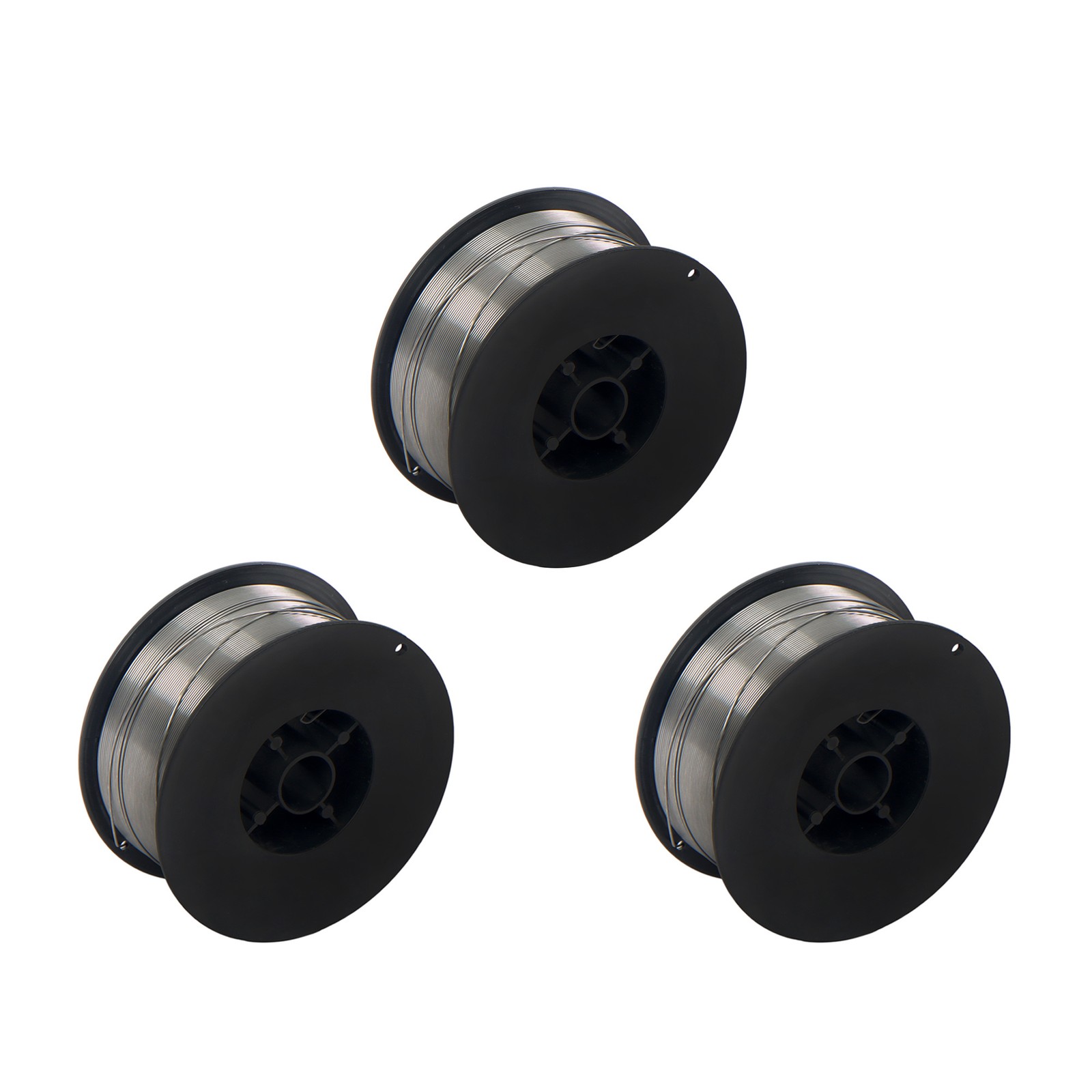 3 Pack E71T-GS 0.030Inch (0.8mm) Gasless Flux Core Welding Wire 2lb Roll