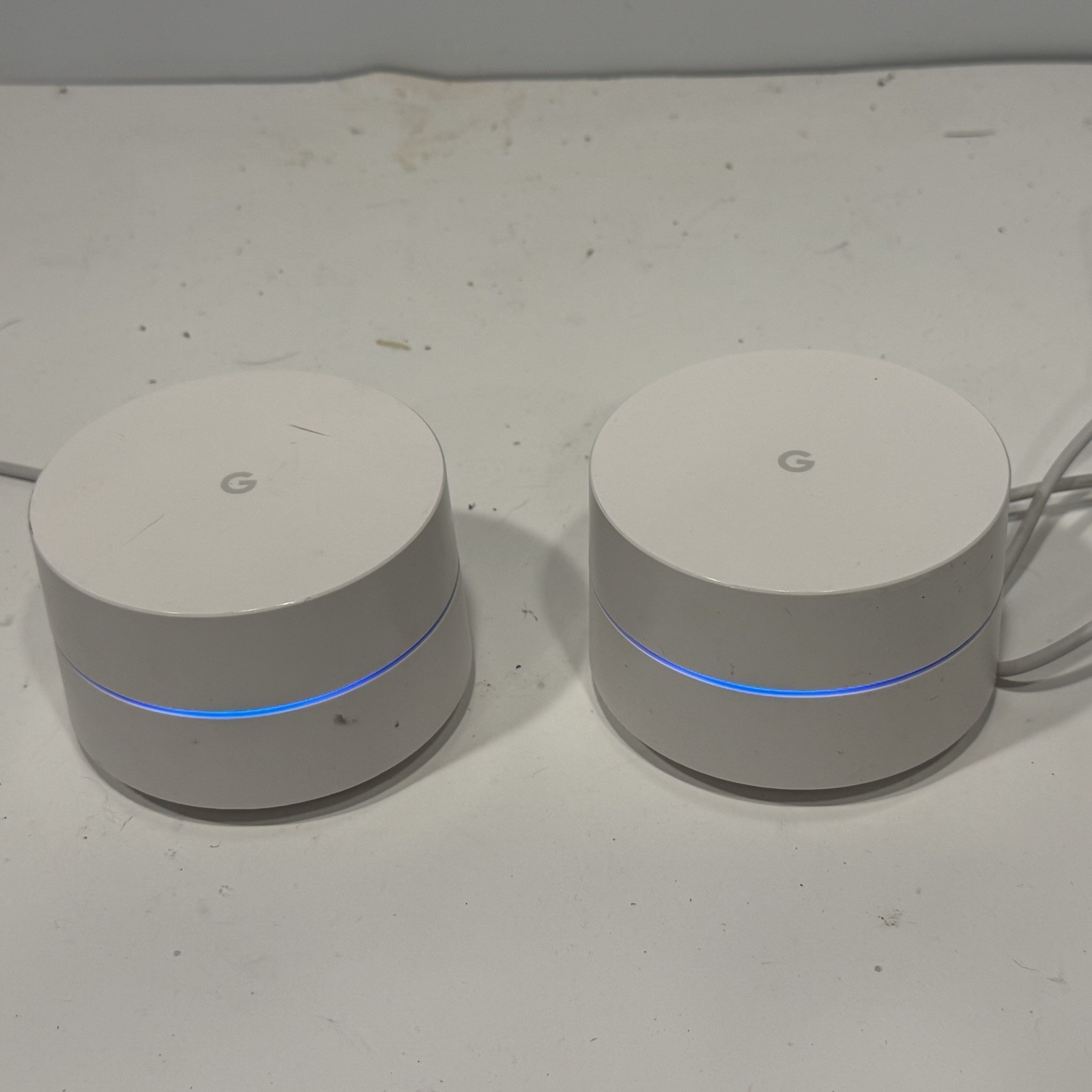 Google Wifi Mesh Router AC1304 Dual Band System Lot of 2 Factory Reset