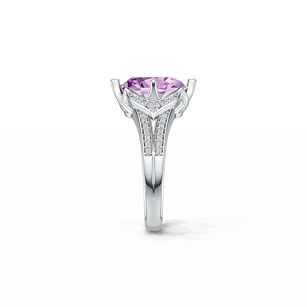Sterling Silver Semi Mount Ring Setting Oval OV 12X10mm
