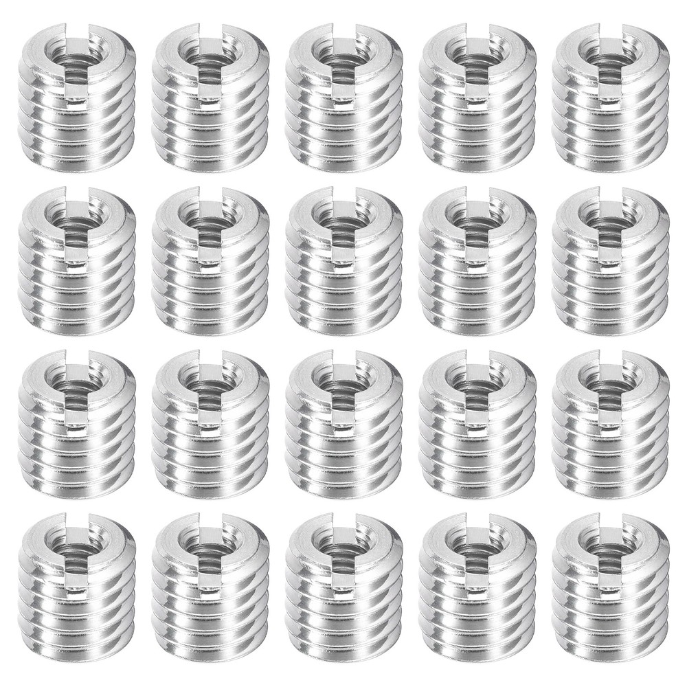 30Pcs Threaded Inserts, M4-0.7x8 & M8-1.25x8 Thread Repair Insert
