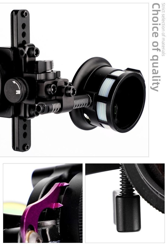 High Performance Bow Sight - Multi-Directional Adjustable