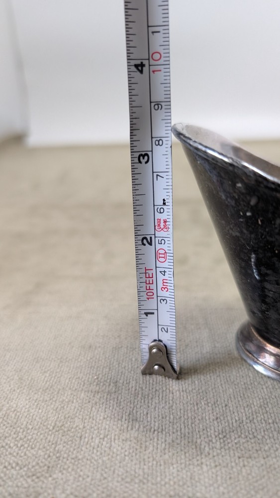 Vintage silver platted sugar dish with small scoop