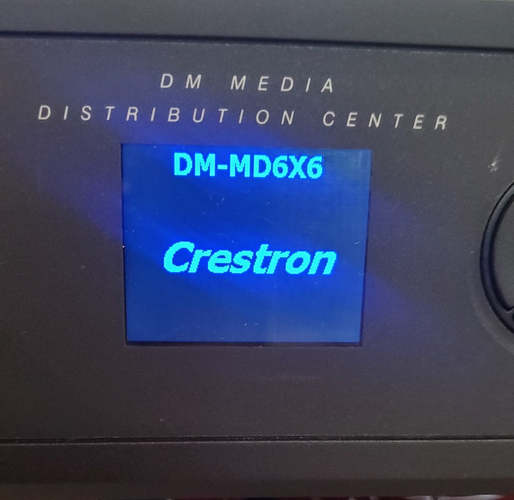 Crestron Electronics DM-MD6X6 DigitalMedia Distribution & 4 DM Room Controllers