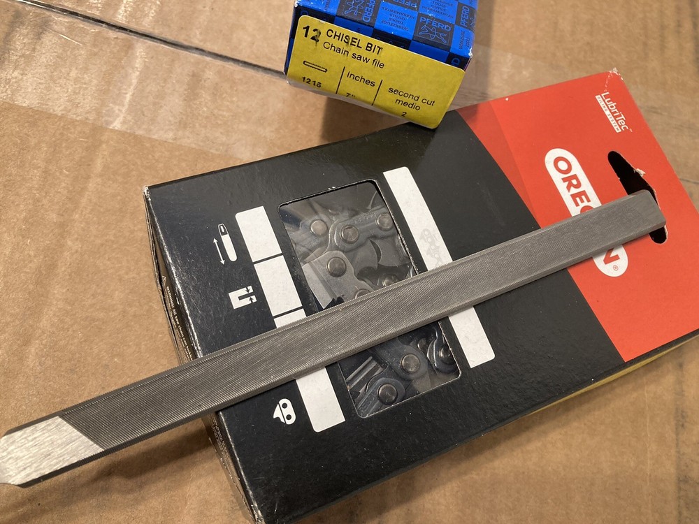 PFERD Double Bevel Chisel Bit Chainsaw File 17082